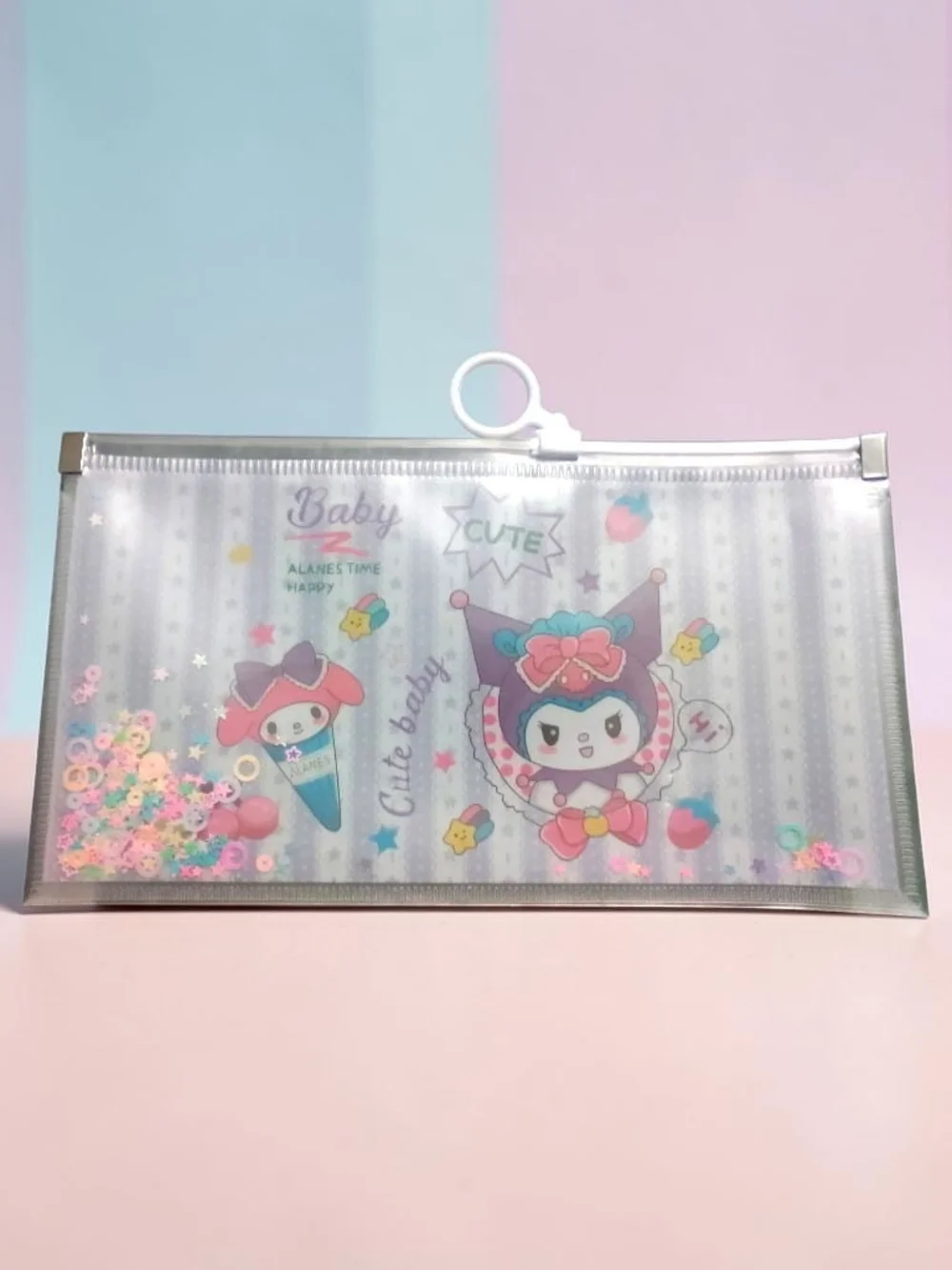 Hello Kitty & My Melody Pink Plush and Stationery Gift Set